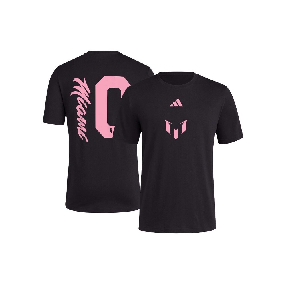 Adidas Adult Inter Miami CF Messi #10 Unveil Black T-Shirt Size XL NWT